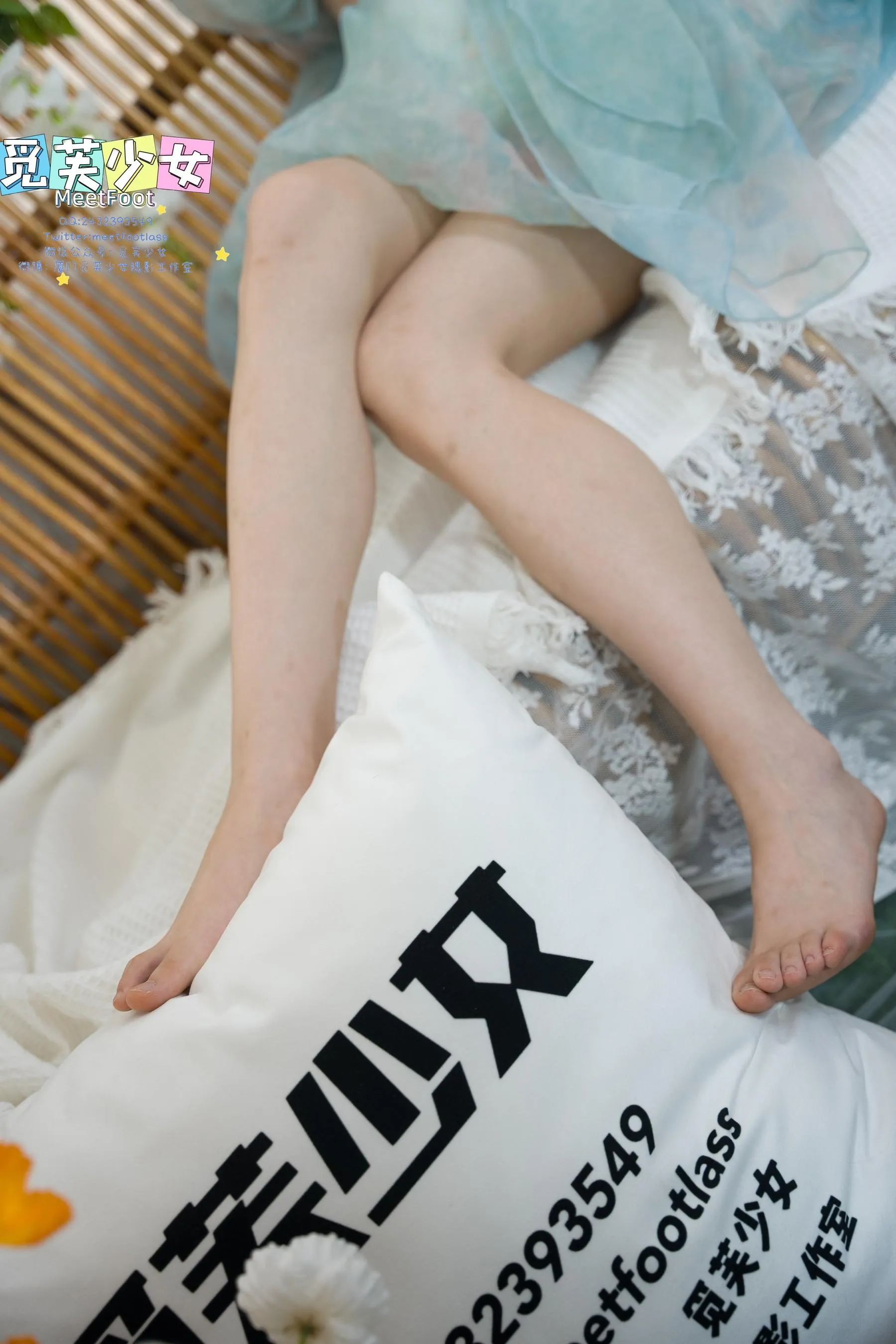 觅芙少女 NO.033 小婉-一袭蓝色纱裙构筑今晚浪漫的梦境-PIC [249P]插图2